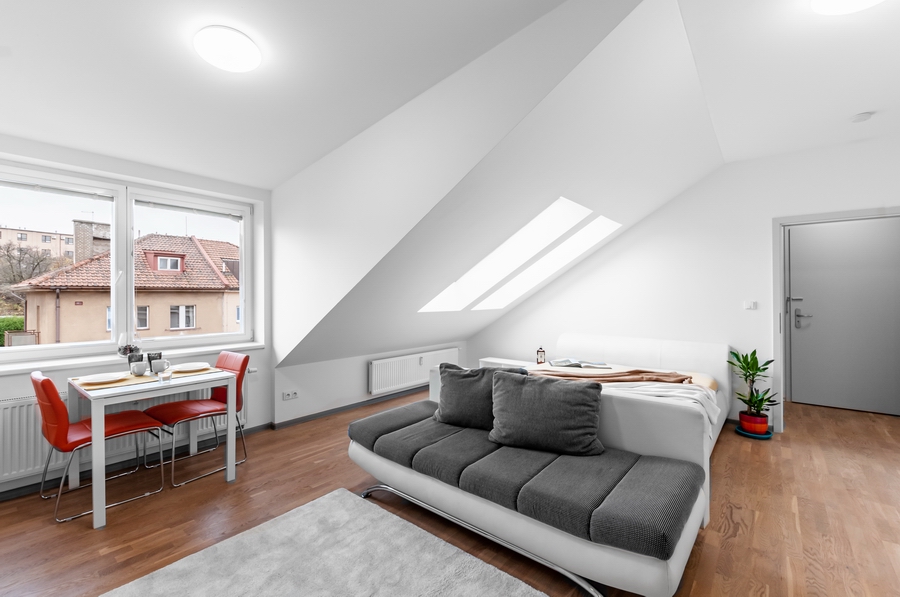 Podkrovní byt 1+kk, 44 m2